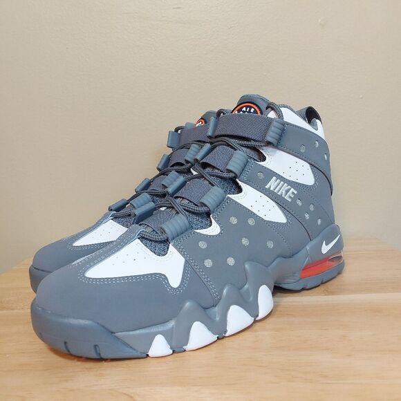 Nike Air Max 2 CB '94 Barkley Cool Grey White Orange 305440-005 Men's Size 9 - Picture 3 of 7